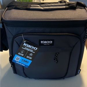 Igloo hard liner cooler bag (12 can capacity) in grey